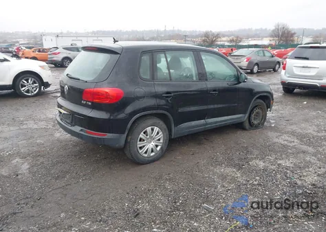 2013 Volkswagen Tiguan S из США, поврежденный, VIN WVGCV7AXXDW510423